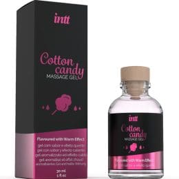 INTT MASSAGE & ORAL SEX - MASSAGE GEL WITH COTTON CANDY FLAVOR AND HEATING EFFECT 2